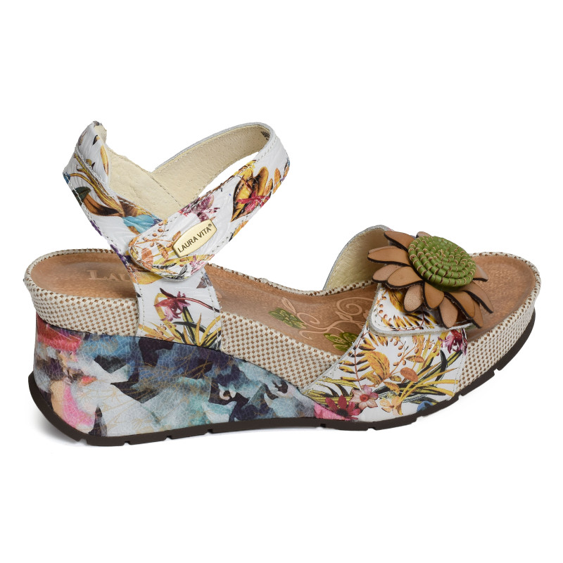 BARRY 36 Beige, Sandales compensées Laura Vita