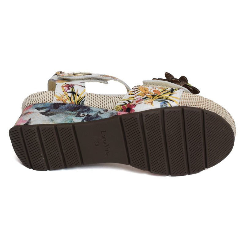 BARRY 36 Beige, Sandales compensées Laura Vita