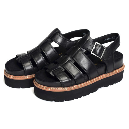 ORIANNA TWIST Noir, Nu-Pieds à plateforme Clarks