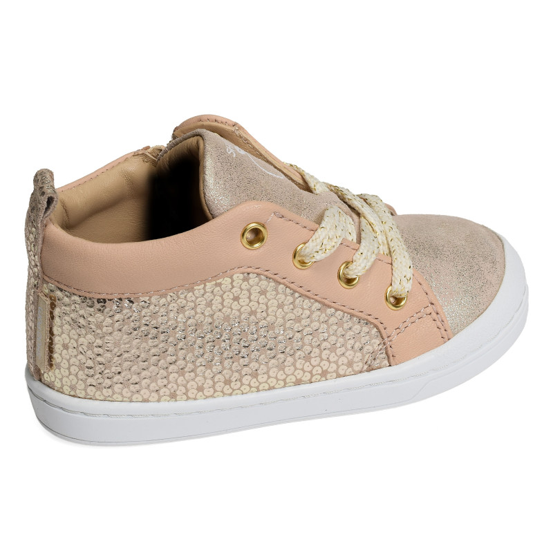 KIKKO BASE Beige Platine, Chaussures à Lacets Shoopom