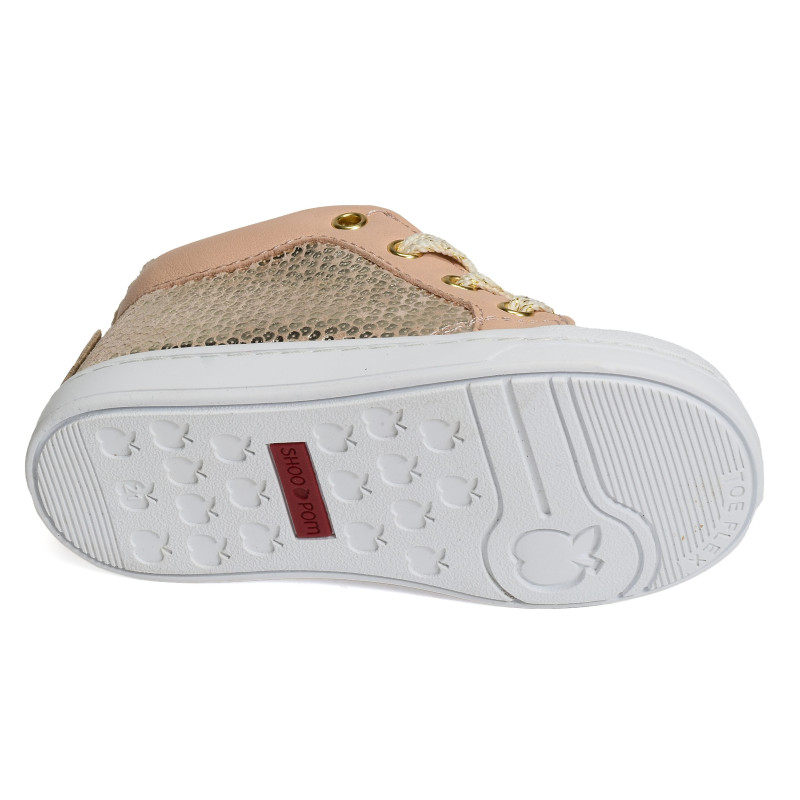 KIKKO BASE Beige Platine, Chaussures à Lacets Shoopom