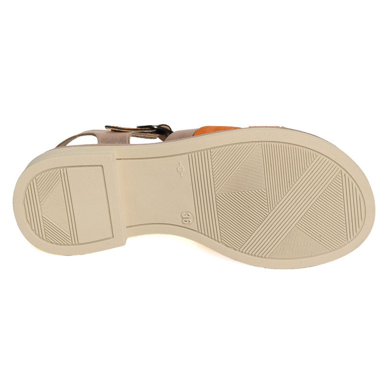 DAHO Orange, Nu-Pieds à talon MKD