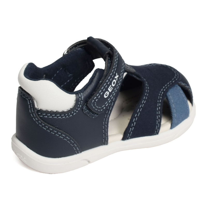 B SANDAL ZAPITO C Marine Blanc, Sandales plates & Nu-Pieds Geox