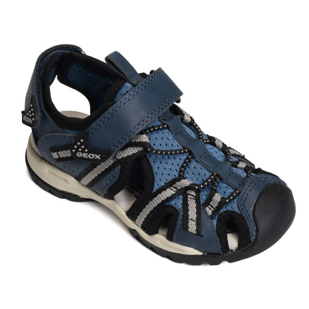J BOREALIS BB Marine Gris, Sandales plates & Nu-Pieds Geox