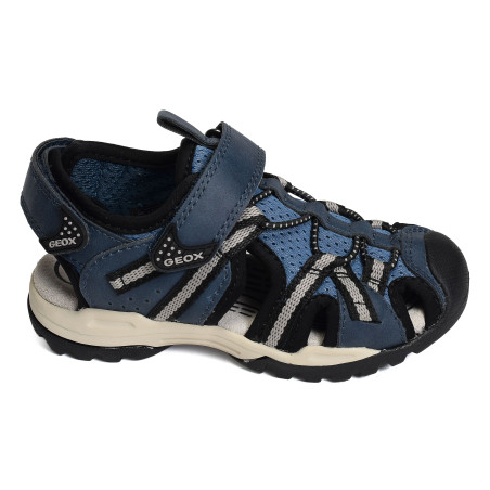 J BOREALIS BB Marine Gris, Sandales plates & Nu-Pieds Geox