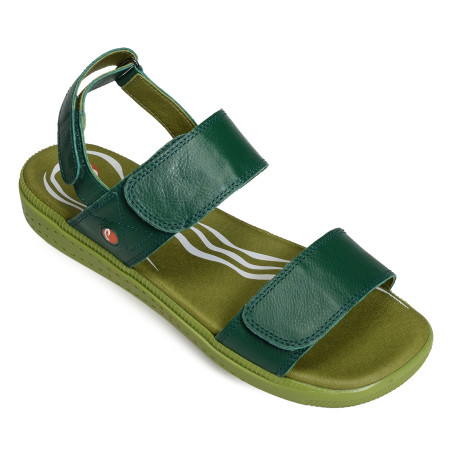 INDU Vert, Sandales plates Softinos