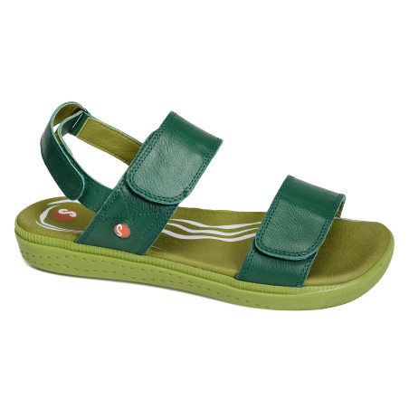 INDU Vert, Sandales plates Softinos