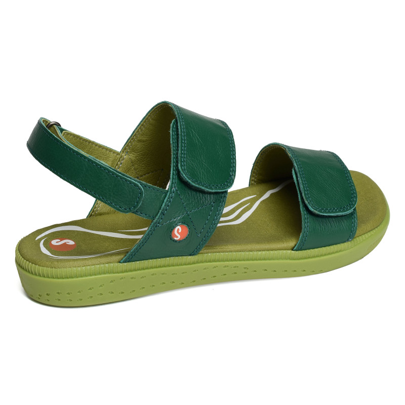 INDU Vert, Sandales plates Softinos