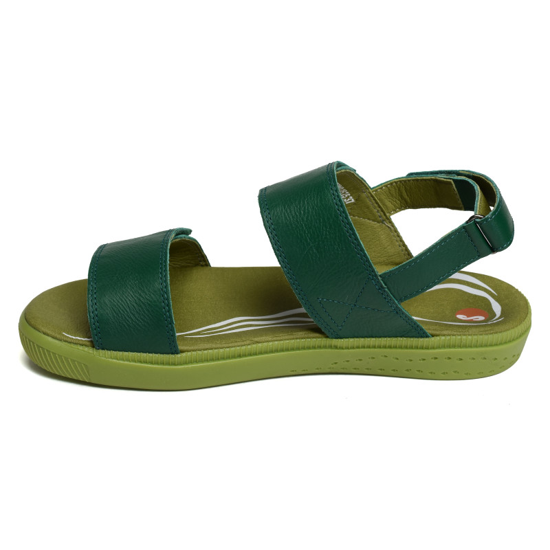 INDU Vert, Sandales plates Softinos