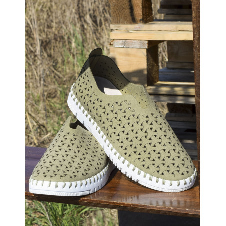 TESSY Kaki, Slip-On Folie's