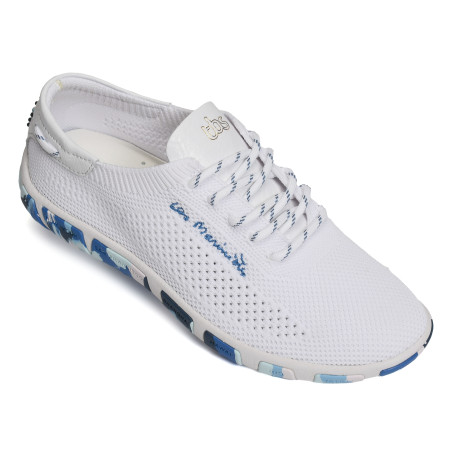 JAZARIA Blanc Bleu, Chaussures basses TBS