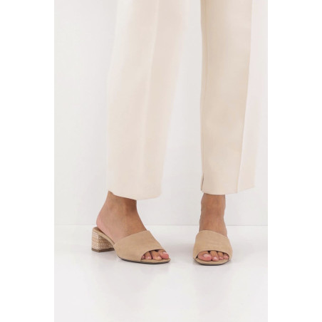 27204 Tan, Mules Tamaris