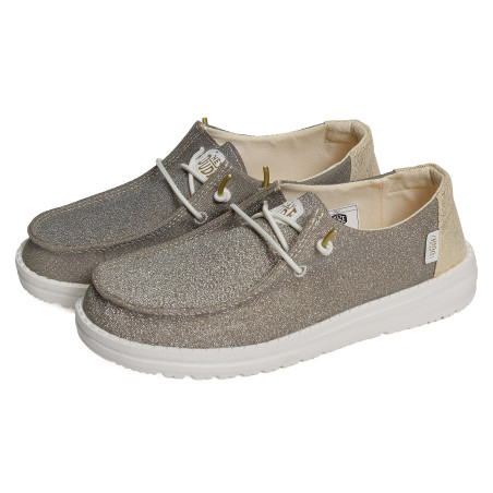 WENDY METALLIC SPARKLE Gold, Slip-On HeyDude