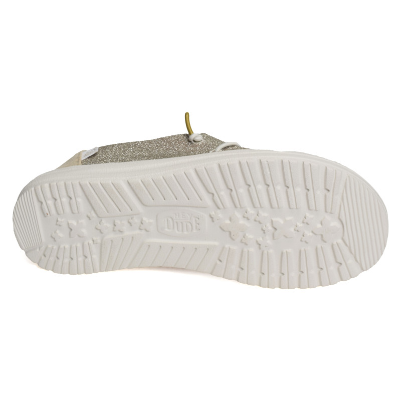 WENDY METALLIC SPARKLE Gold, Slip-On HeyDude