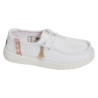 WENDY PERF CANVAS Blanc, Slip-On HeyDude