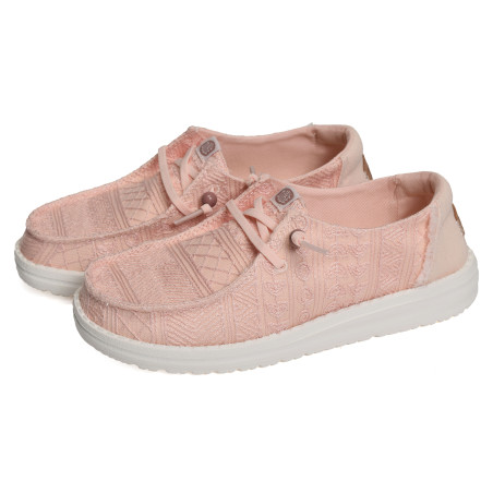 WENDY CROCHET LACE Rose, Slip-On HeyDude