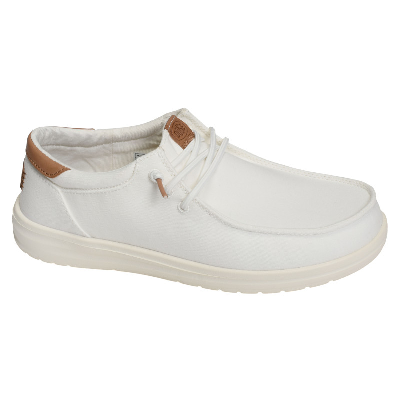 PAUL CANVAS Blanc, Slip-On HeyDude