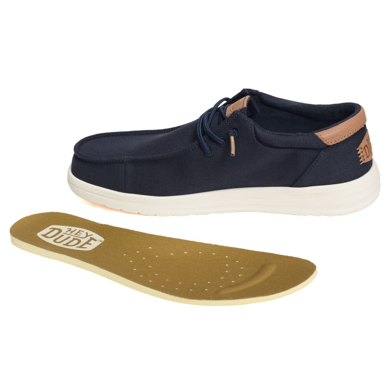 PAUL CANVAS Marine, Slip-On HeyDude