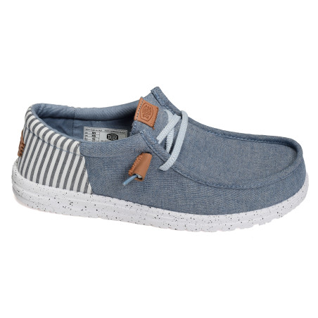 WALLY FUNK SEERSUCKER Denim, Slip-On HeyDude