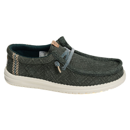 WALLY JUTE Vert, Slip-On HeyDude