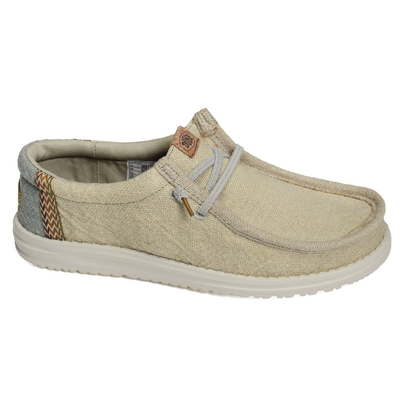 WALLY JUTE Stone, Slip-On HeyDude