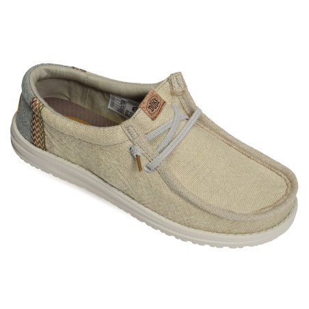 WALLY JUTE Stone, Slip-On HeyDude