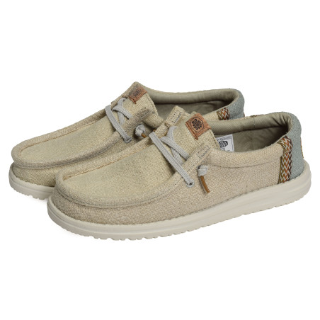 WALLY JUTE Stone, Slip-On HeyDude