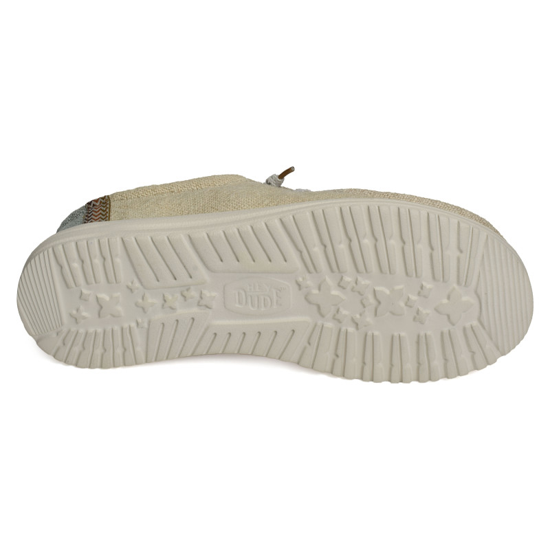 WALLY JUTE Stone, Slip-On HeyDude