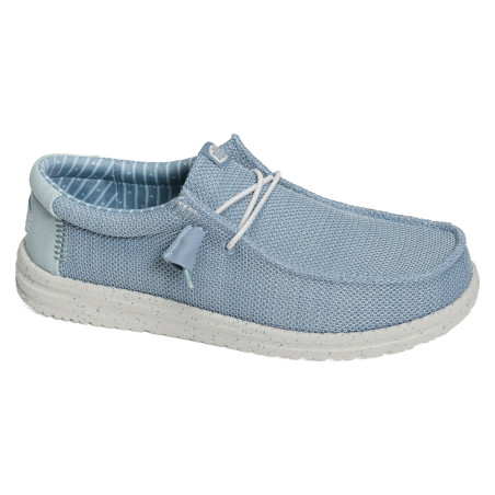 WALLY STRETCH SOX Bleu, Slip-On HeyDude