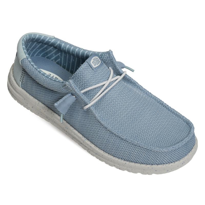 WALLY STRETCH SOX Bleu, Slip-On HeyDude