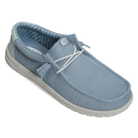 WALLY STRETCH SOX Bleu, Slip-On HeyDude