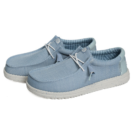WALLY STRETCH SOX Bleu, Slip-On HeyDude