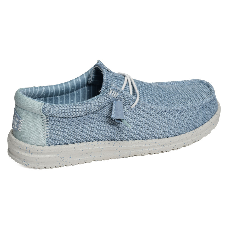WALLY STRETCH SOX Bleu, Slip-On HeyDude