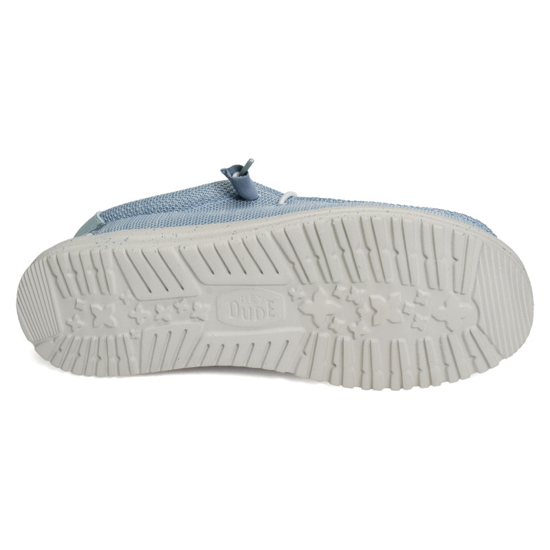 WALLY STRETCH SOX Bleu, Slip-On HeyDude