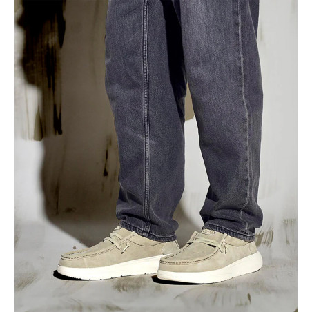 WALLY XTRA SUEDE Gris, Slip-On HeyDude