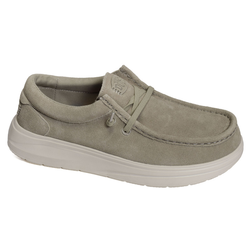 WALLY XTRA SUEDE Gris, Slip-On HeyDude