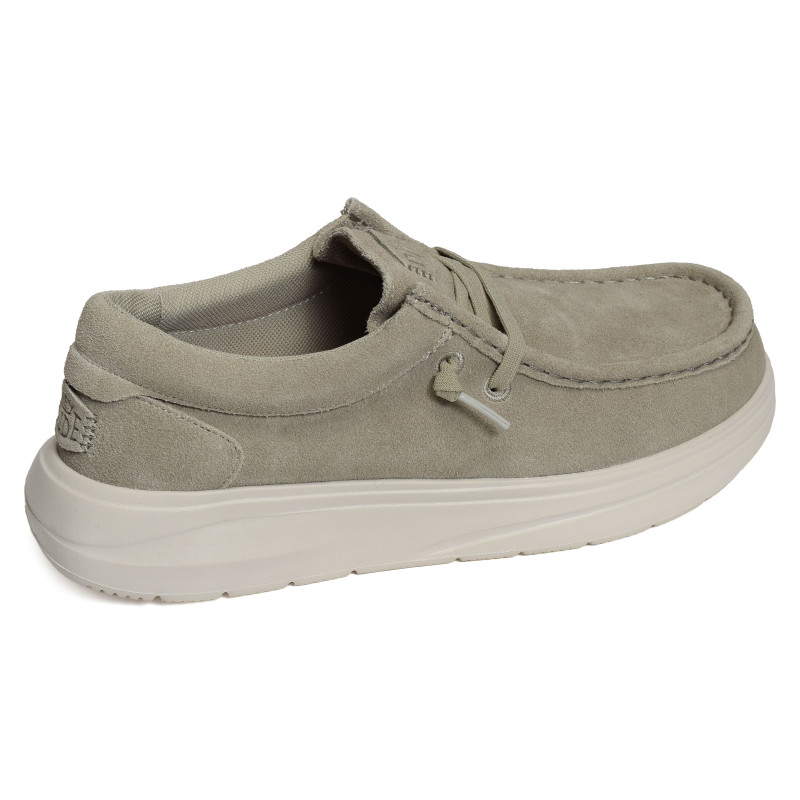 WALLY XTRA SUEDE Gris, Slip-On HeyDude