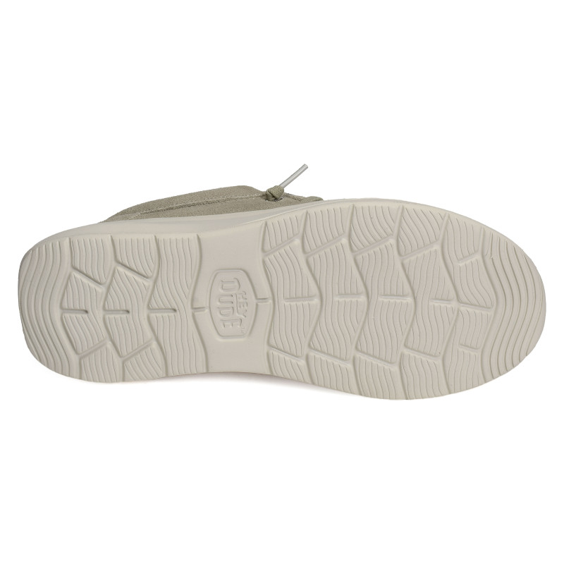 WALLY XTRA SUEDE Gris, Slip-On HeyDude