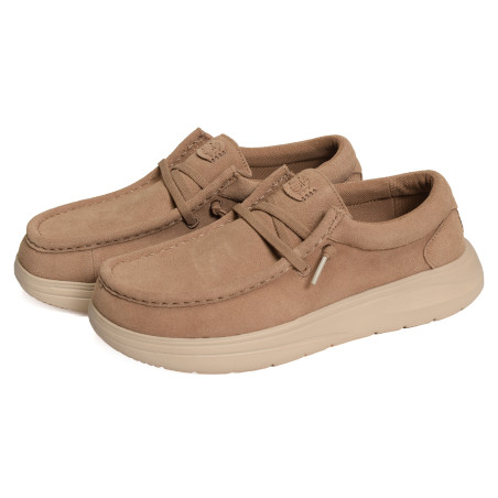 WALLY XTRA SUEDE Tabac, Slip-On HeyDude