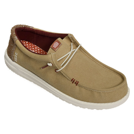 WALLY WORKWEAR Beige Marron, Slip-On HeyDude