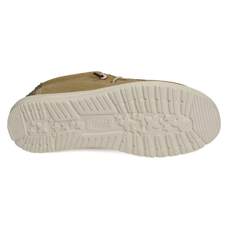 WALLY WORKWEAR Beige Marron, Slip-On HeyDude
