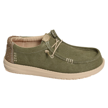 WALLY WORKWEAR Kaki, Slip-On HeyDude