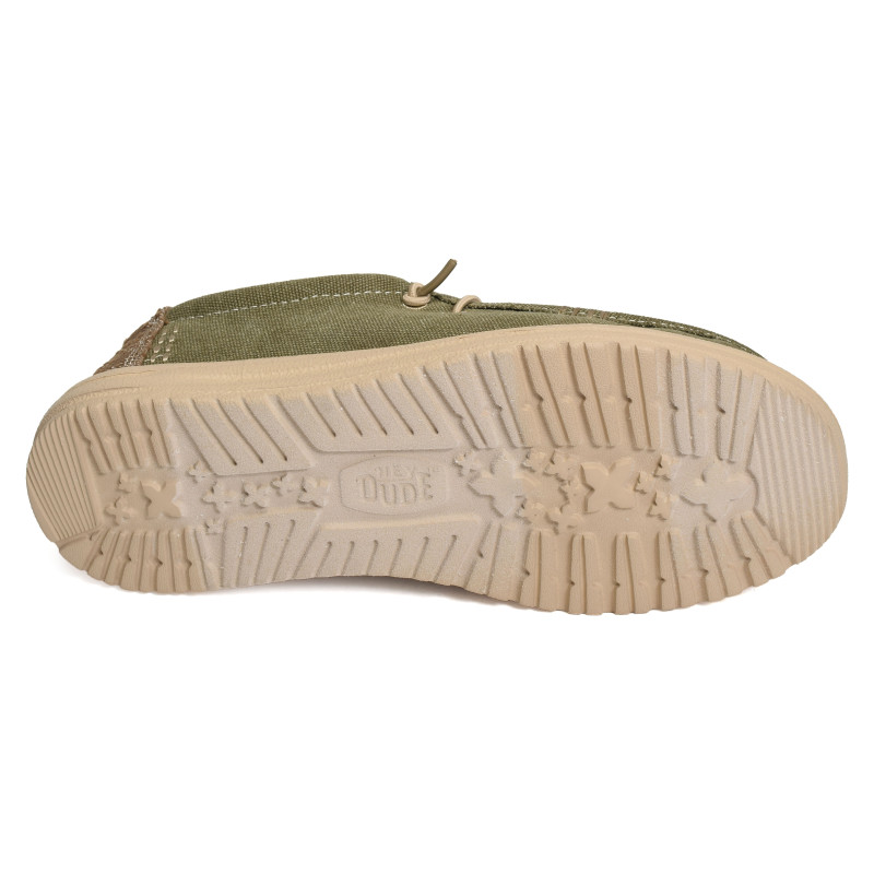 WALLY WORKWEAR Kaki, Slip-On HeyDude