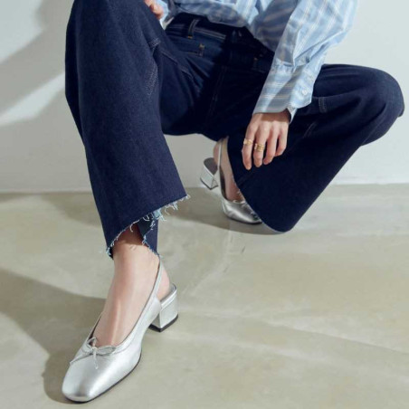 REESE Argent, Slingback Reqins