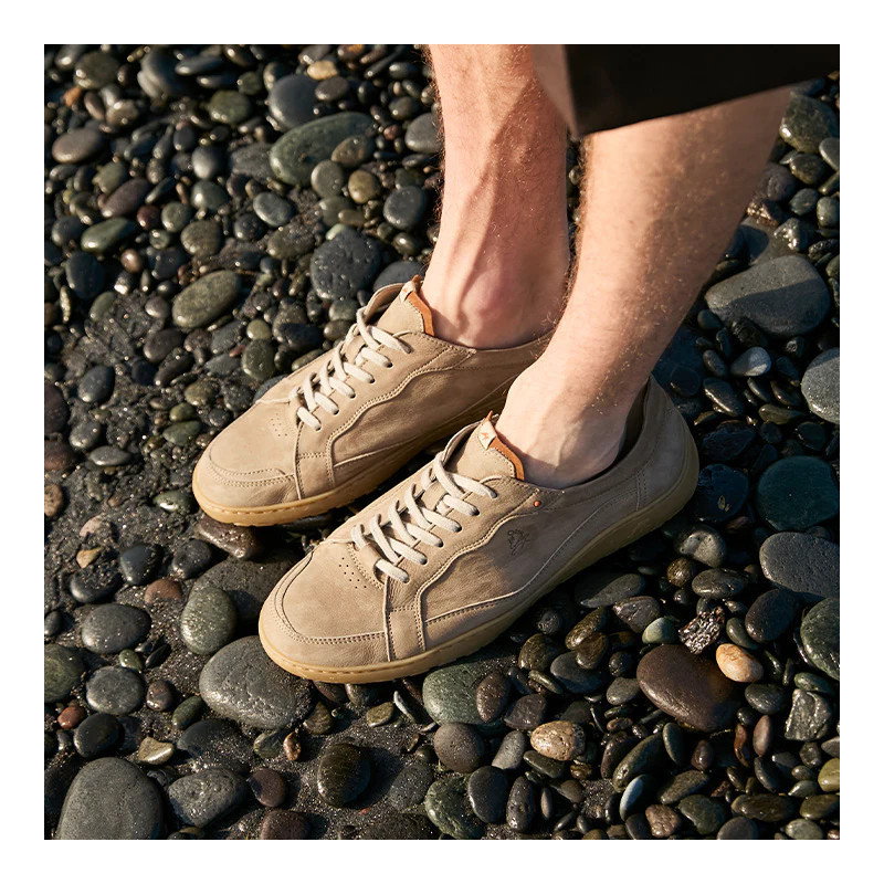 LENOX F2220 Taupe, Sneakers basses Fluchos