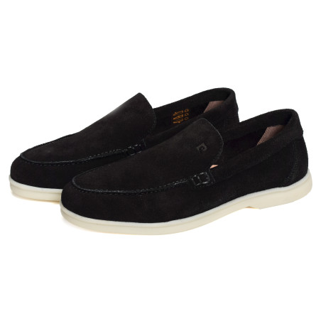 SA169 Noir, Mocassins Pierre Cardin