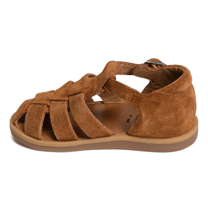 POPPY DADDY Caramel, Sandales plates & Nu-Pieds Pom d'Api