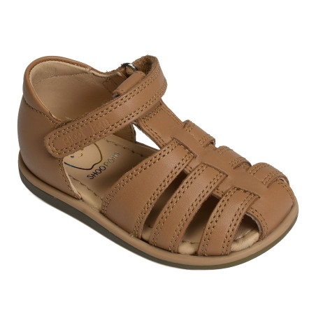 TITY TONTON Camel, Sandales plates & Nu-Pieds Shoopom