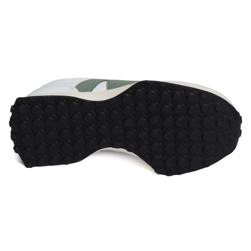 GS327 Blanc Vert, Baskets running New Balance