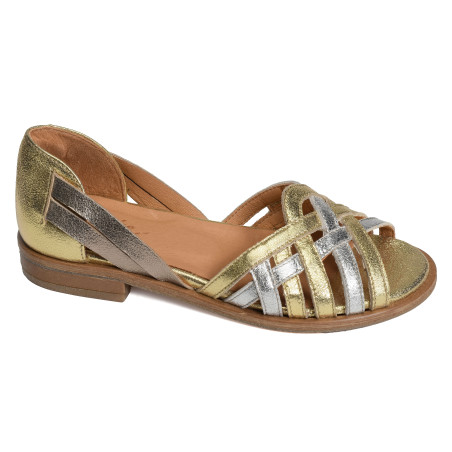 IOLINE Argent Or, Peep toes Minka